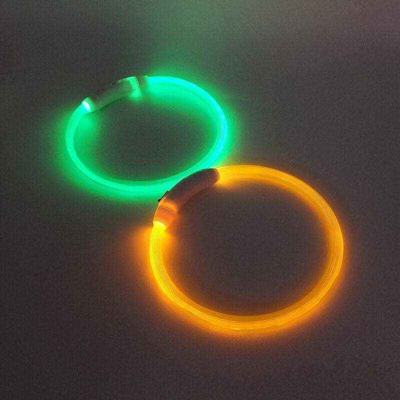 USB Rechargeable Light Up LED Dog Collar for Night Safety AU - Image 11