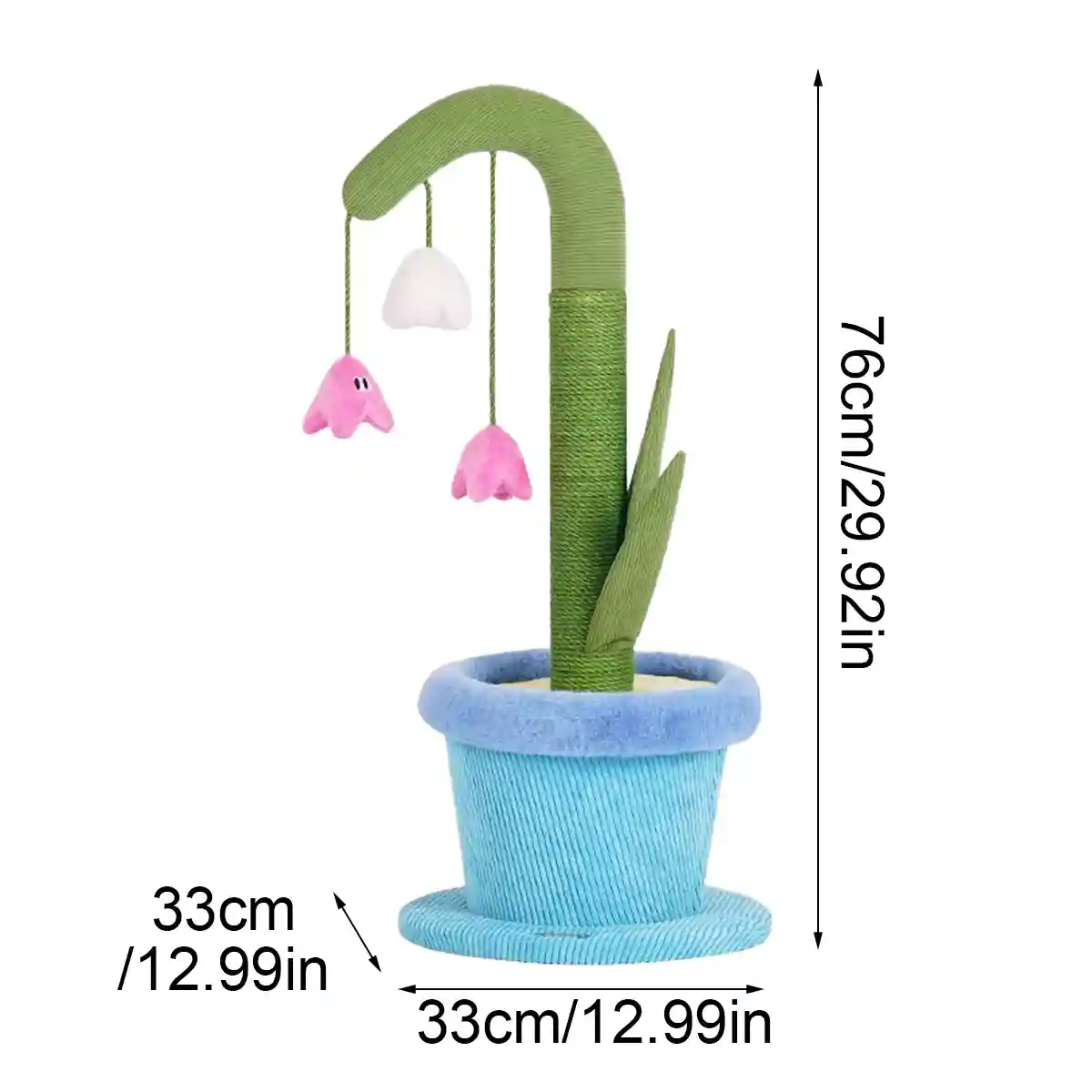 Lily of the Valley Cat Scratch Post - Image 3
