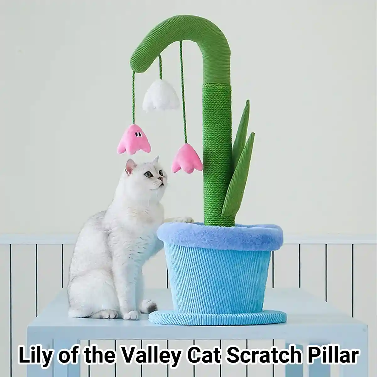 Lily of the Valley Cat Scratch Post - Image 4