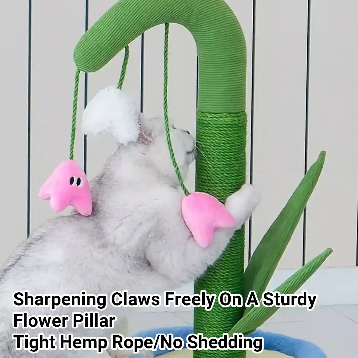 Lily of the Valley Cat Scratch Post - Image 7