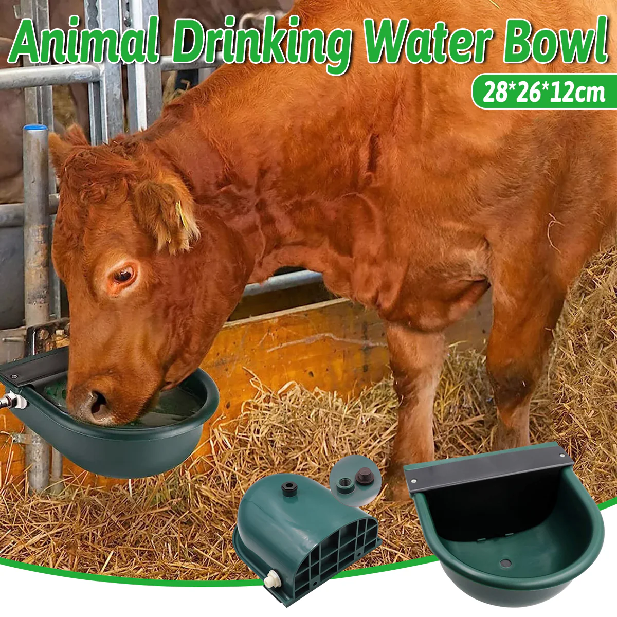 Livestock Water Bowl Cattle Waterer Sheep Horse Drinking Bowl Automatic Feeder - Image 2