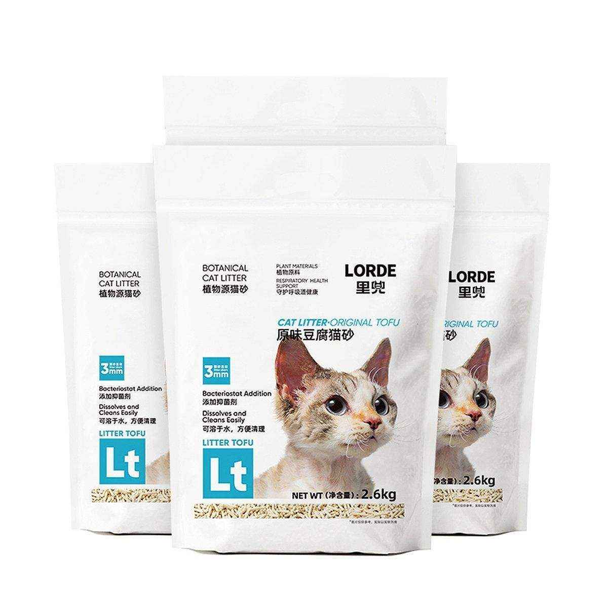 LORDE 2.5/2.6KG Pet Mixed Deodorant Cat Litter / Tofu Corn Cat Litter - Image 16