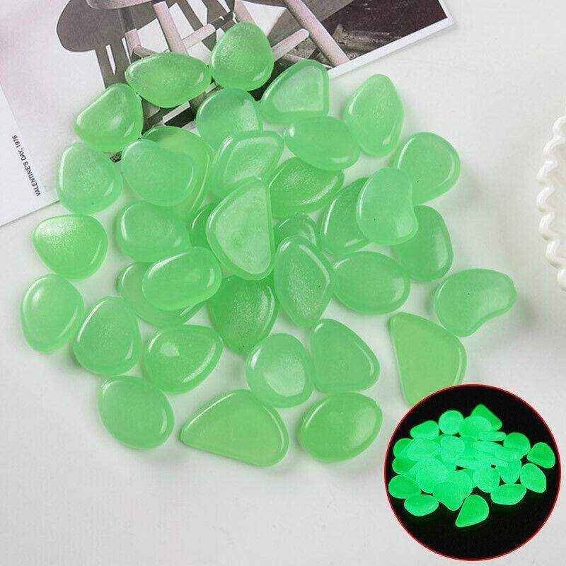 UP TO 500X Luminous Glow Aquarium Stones for Gardens and Decorations - Image 16