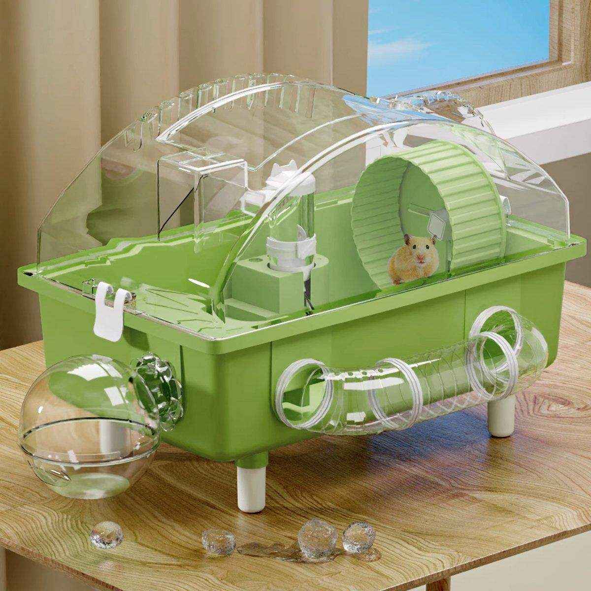 Luxury Hamster House with Multi-Level Design and Accessories - Image 2