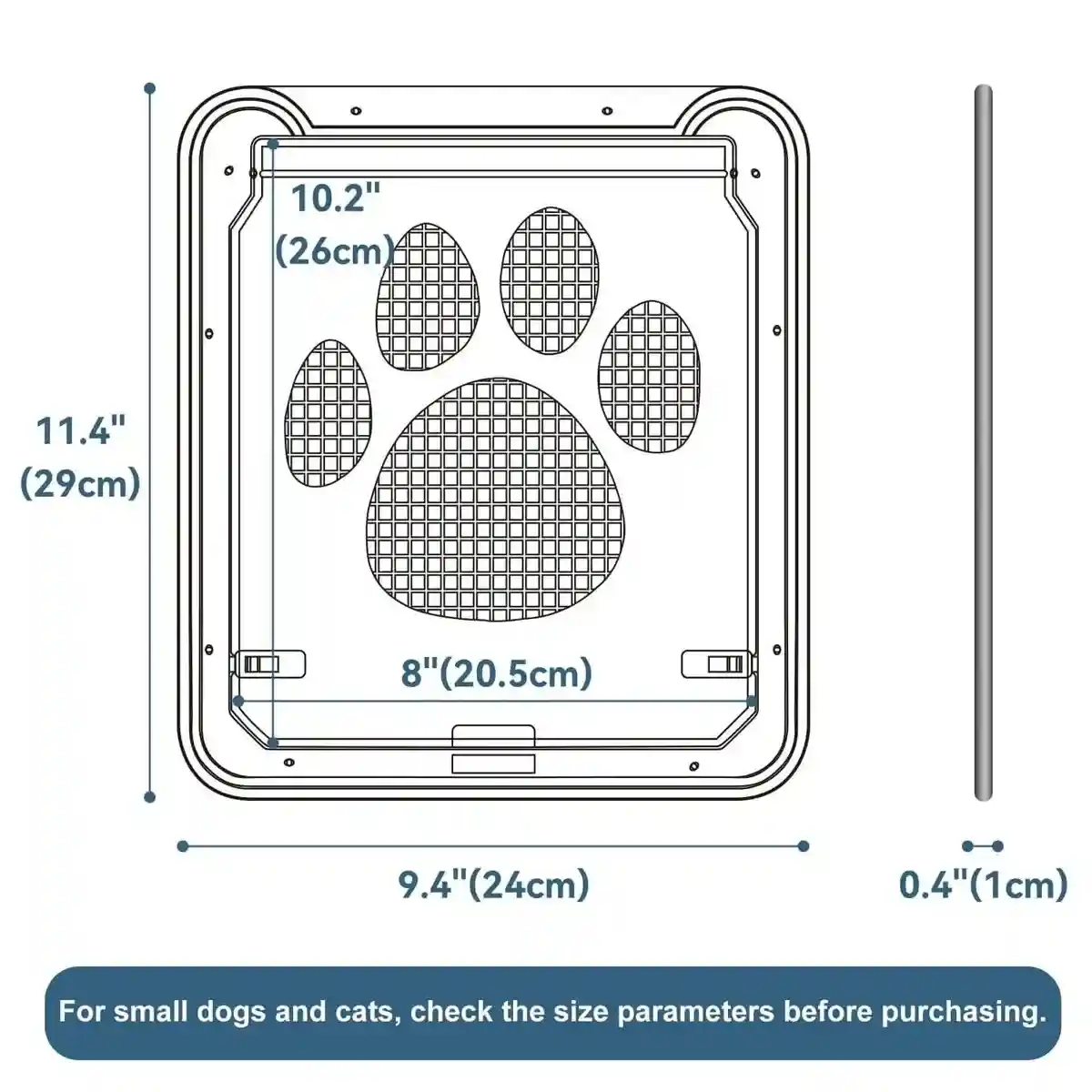 Magnetic Lock Pet Screen Door for Cats and Dogs - Image 7