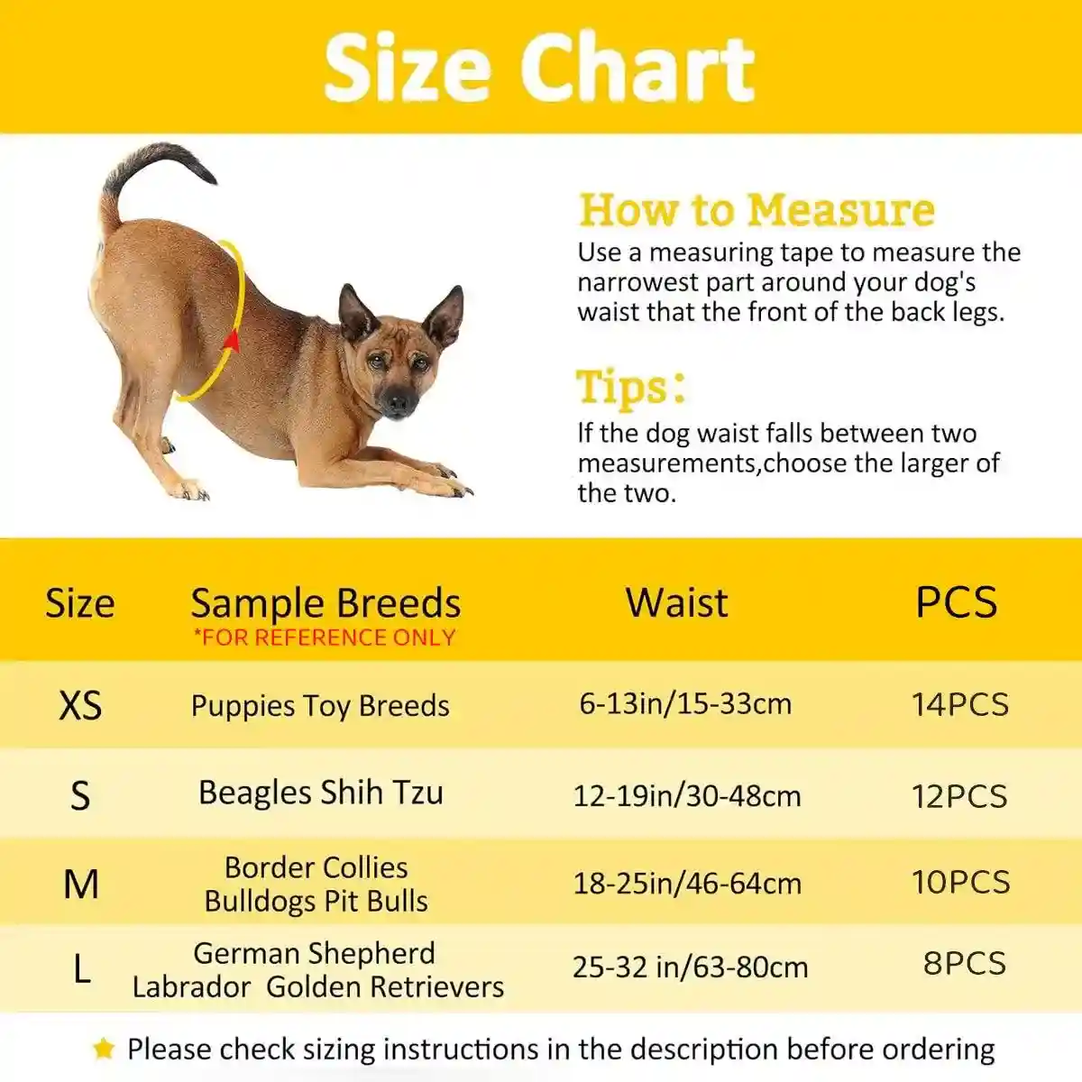 Male Dog Diapers Adjustable Fit Leak-Proof with Wetness Indicator - Image 6