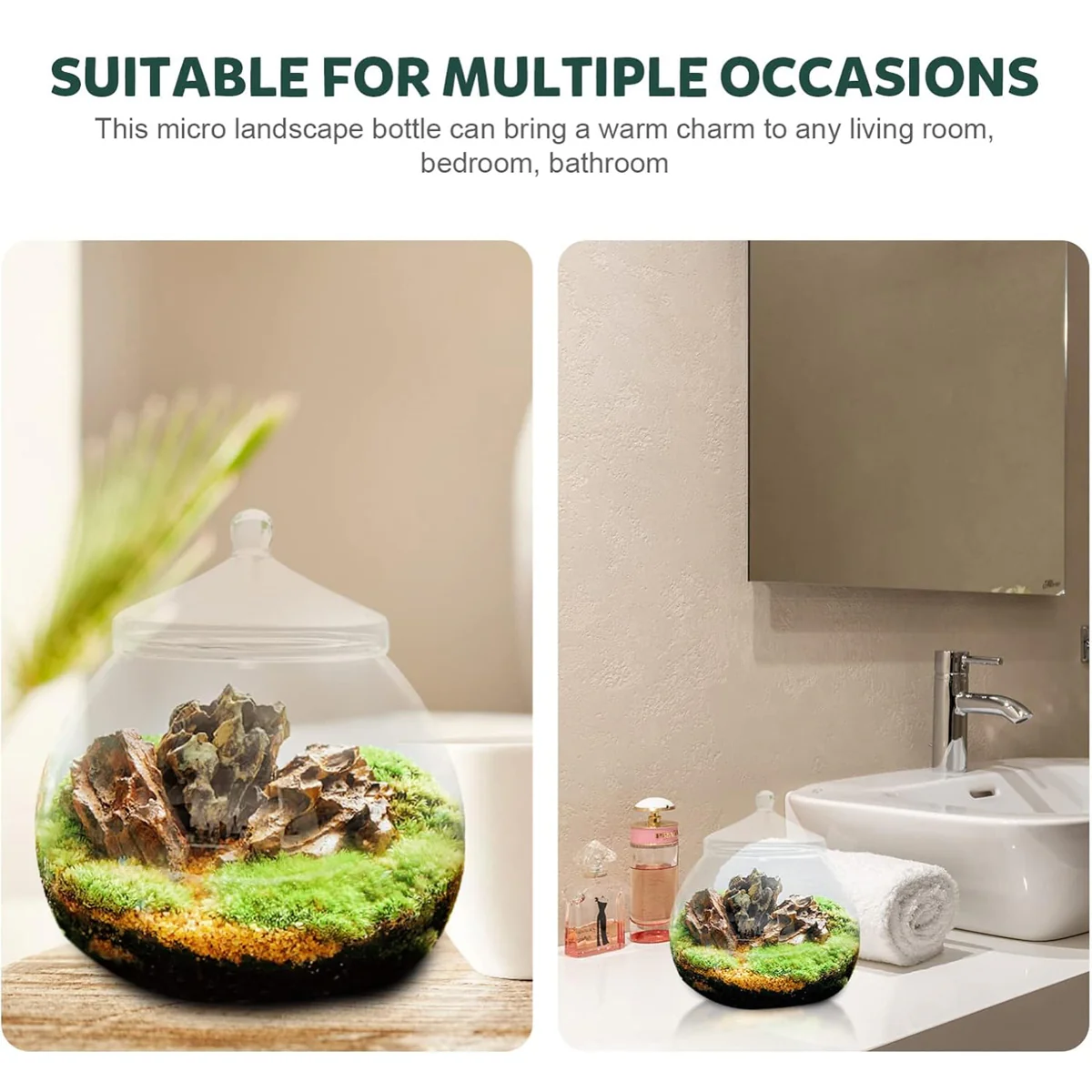 Micro Landscape Glass Bottle With Lid - Image 9