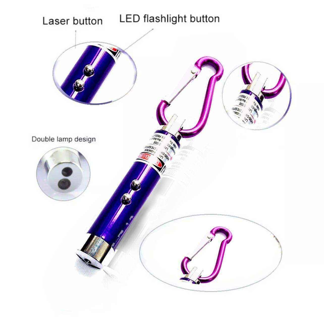 Mini Cat Laser Toy 6 Colours - Image 8