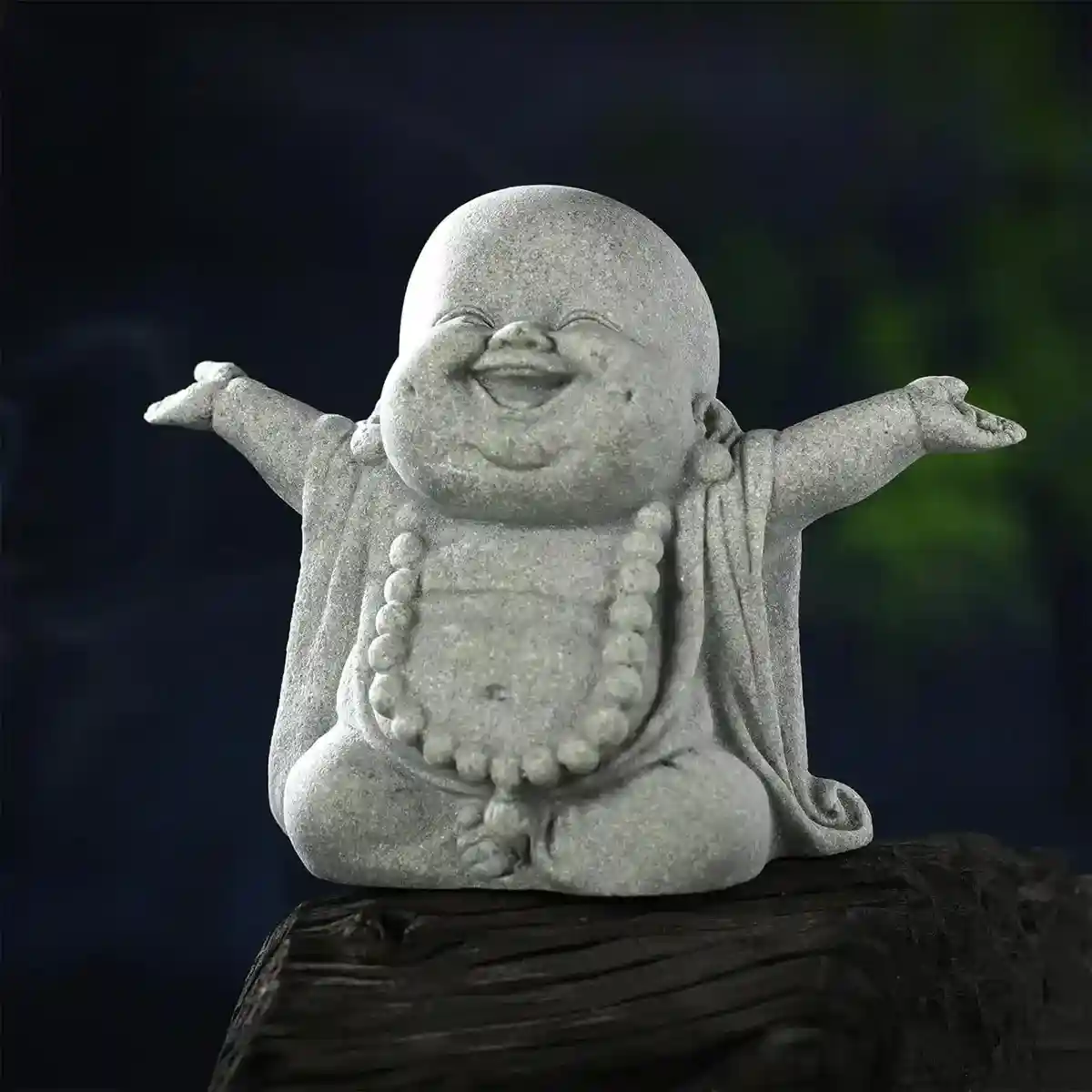 Mini Cement Buddha Figurine for Spiritual Aquarium Decoration - Image 13