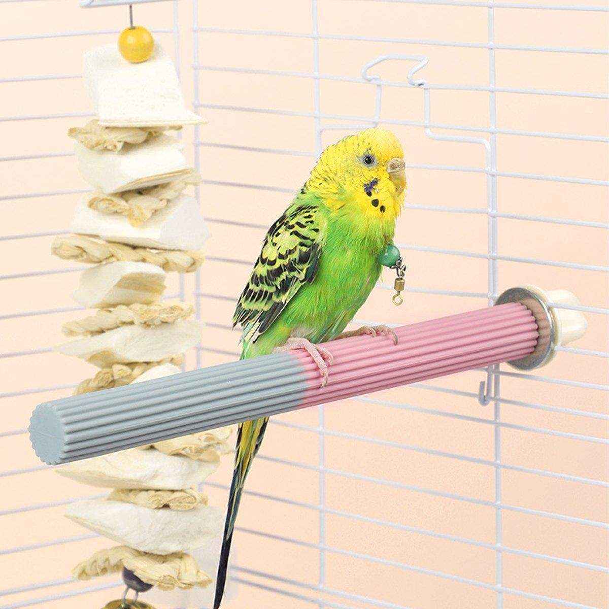 Non-Slip Silicone Parrot Perch Stand Stick Grinding Claw Bird Cage Accessories - Image 12