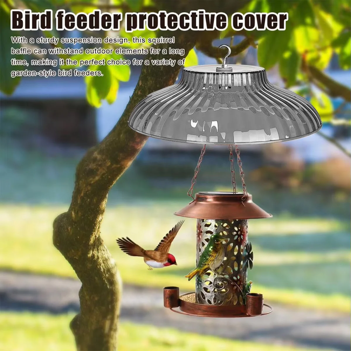 Moisture-proof Bird Feeder Rain Cover - Image 3