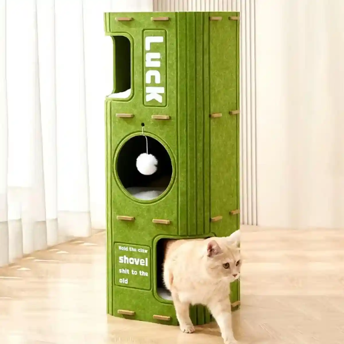Modern Felt Multi-Layer Cat House for Play and Relaxation - Image 6