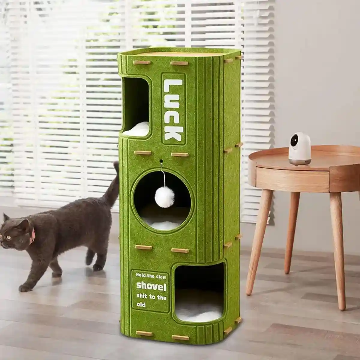 Modern Felt Multi-Layer Cat House for Play and Relaxation - Image 8