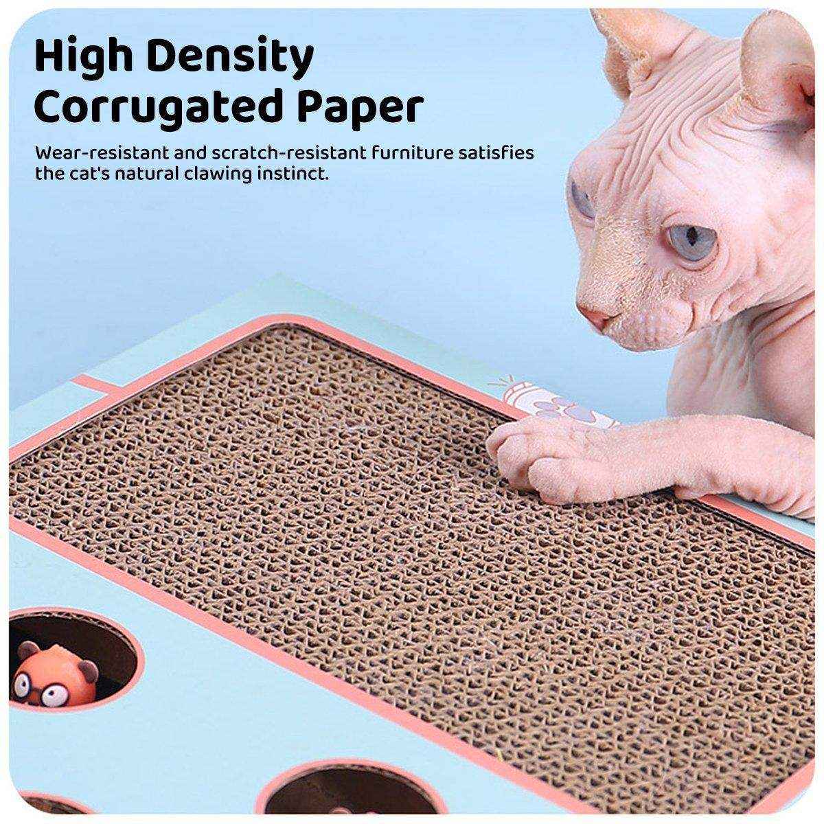 Multifunctional Interactive Cat Toys Corrugated Scratch Board for Cats - Image 6