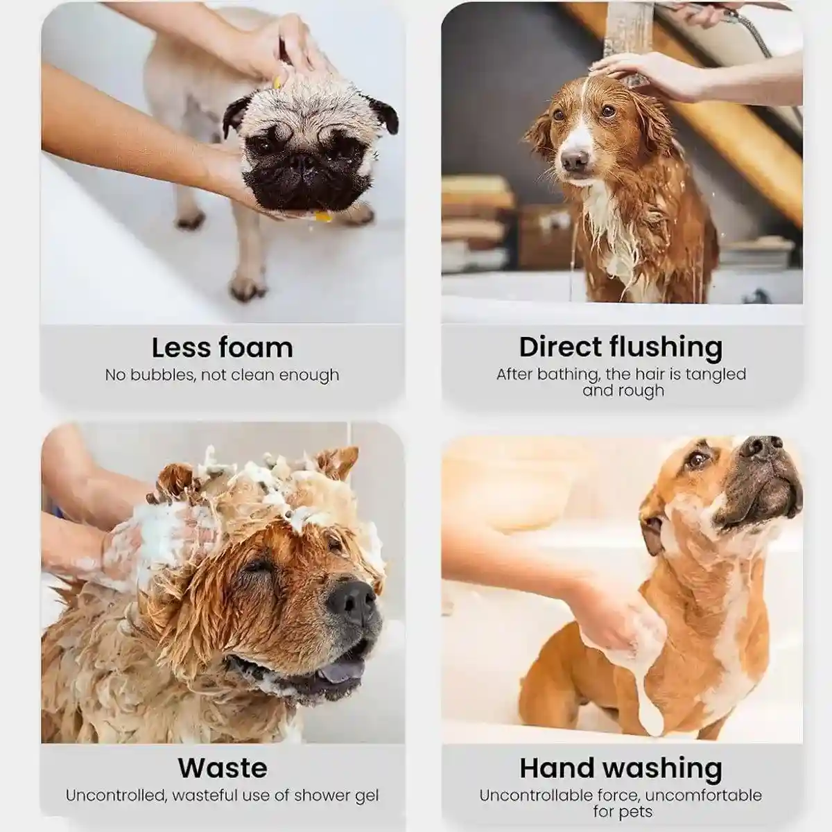 Multifunctional Silicone Pet Bath Brush For Dogs and Cats - Image 10