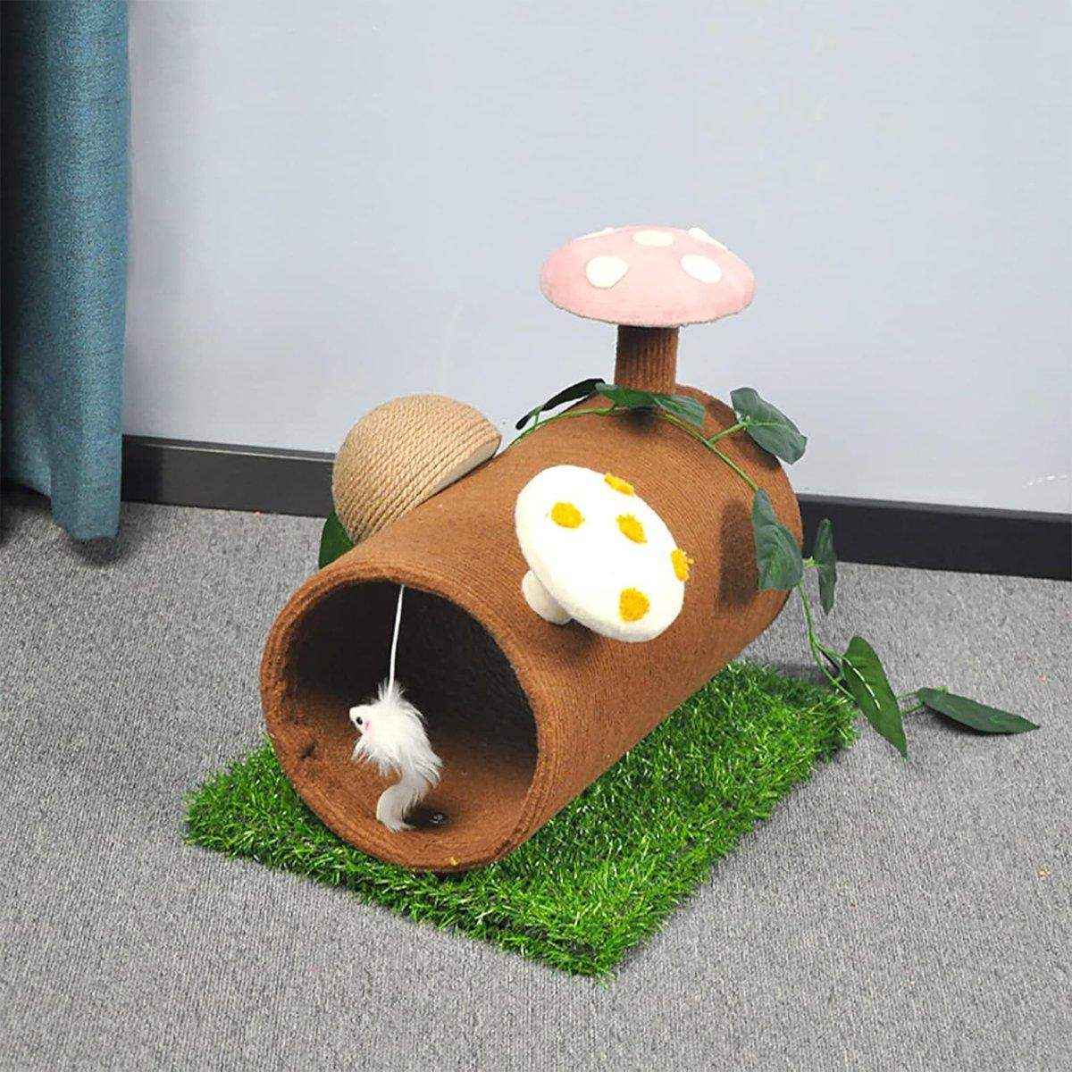 Multifunctional Sisal Cat Scratching Board Tunnel for Play and Rest - Image 4