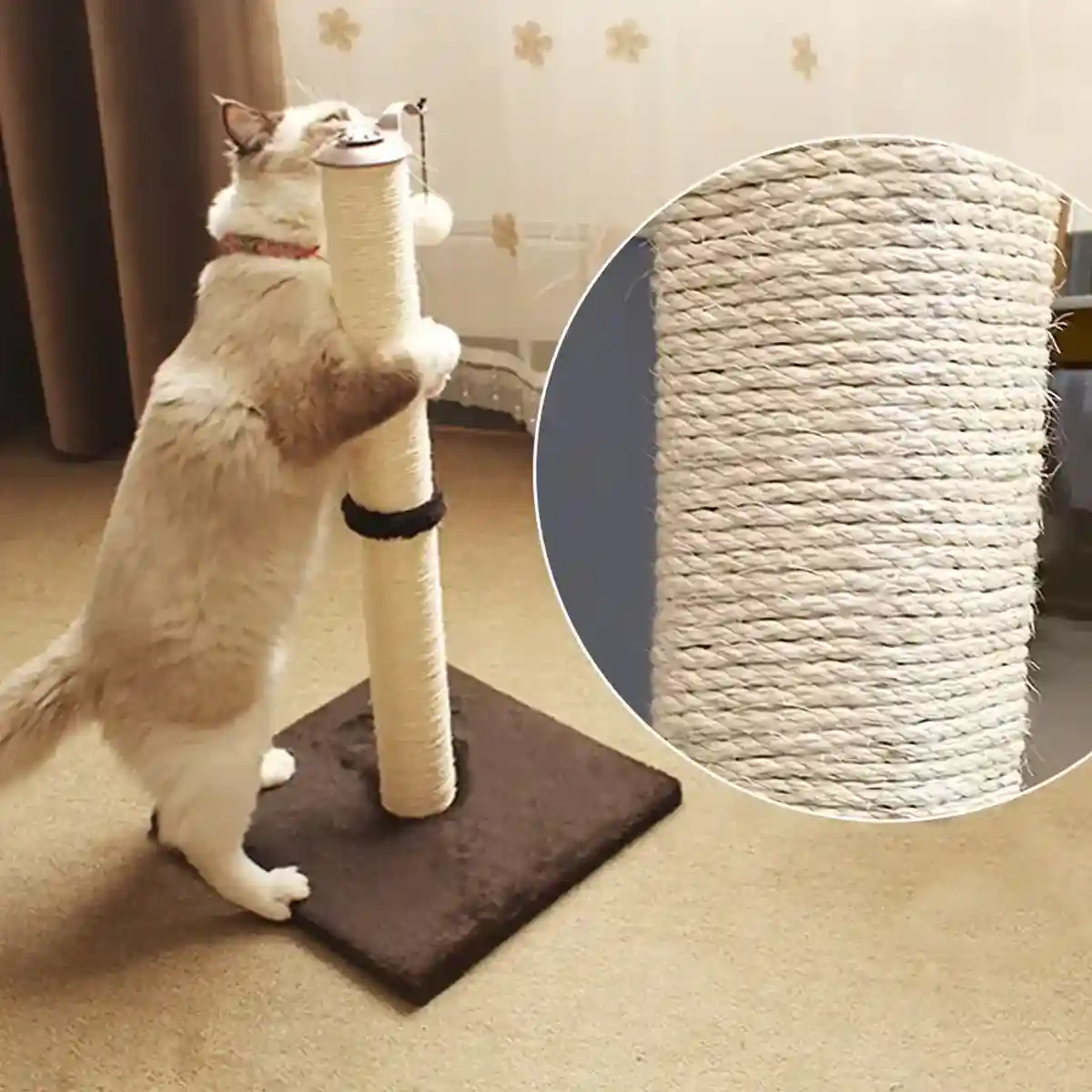 Natural Sisal Hemp Rope for Cat Scratching Crafts & Garden DIY - Image 11