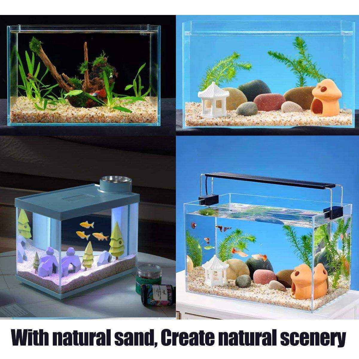 Natural Quartz Sand Aquarium Decoration - Image 4