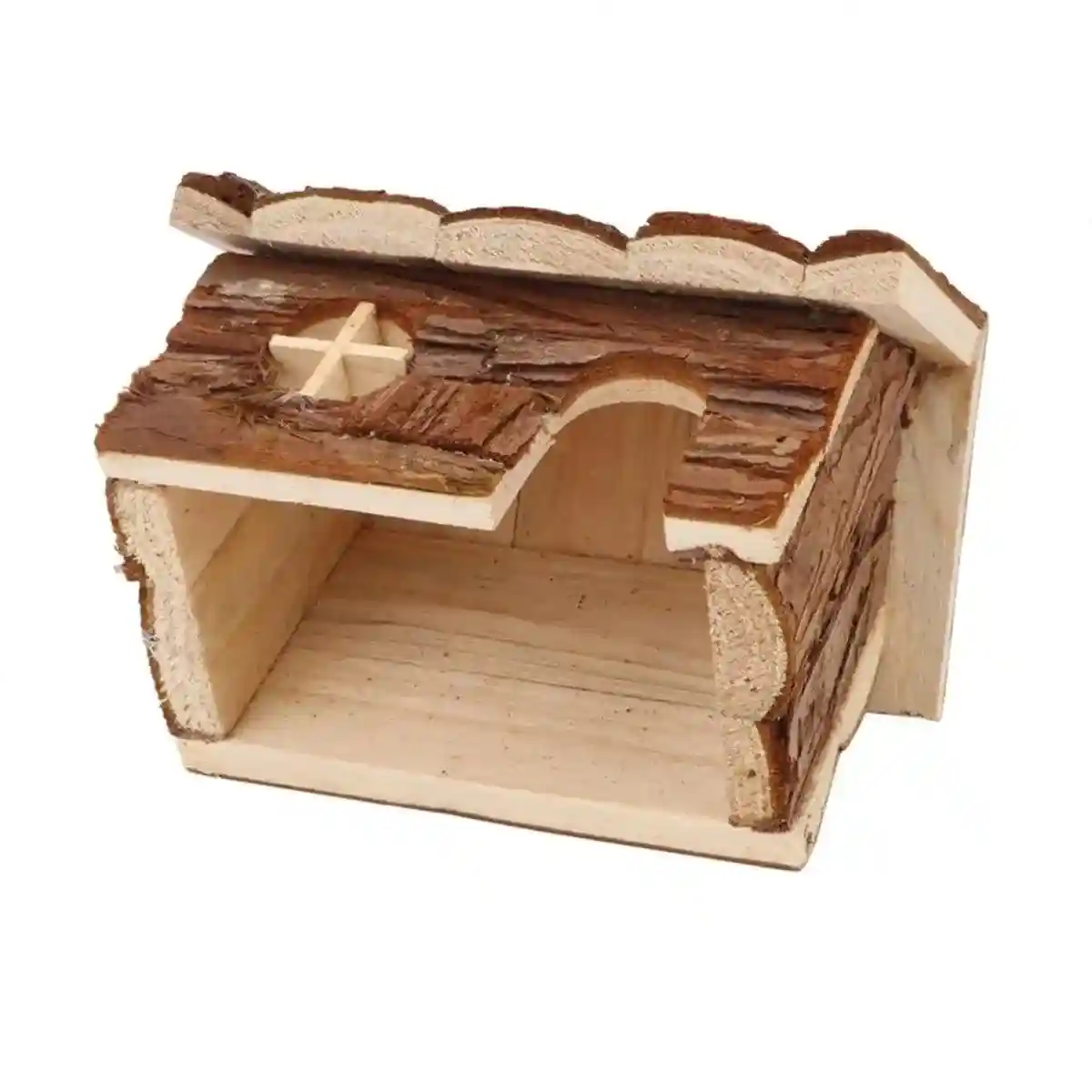 Natural Wood Hamster House S/L - Image 12