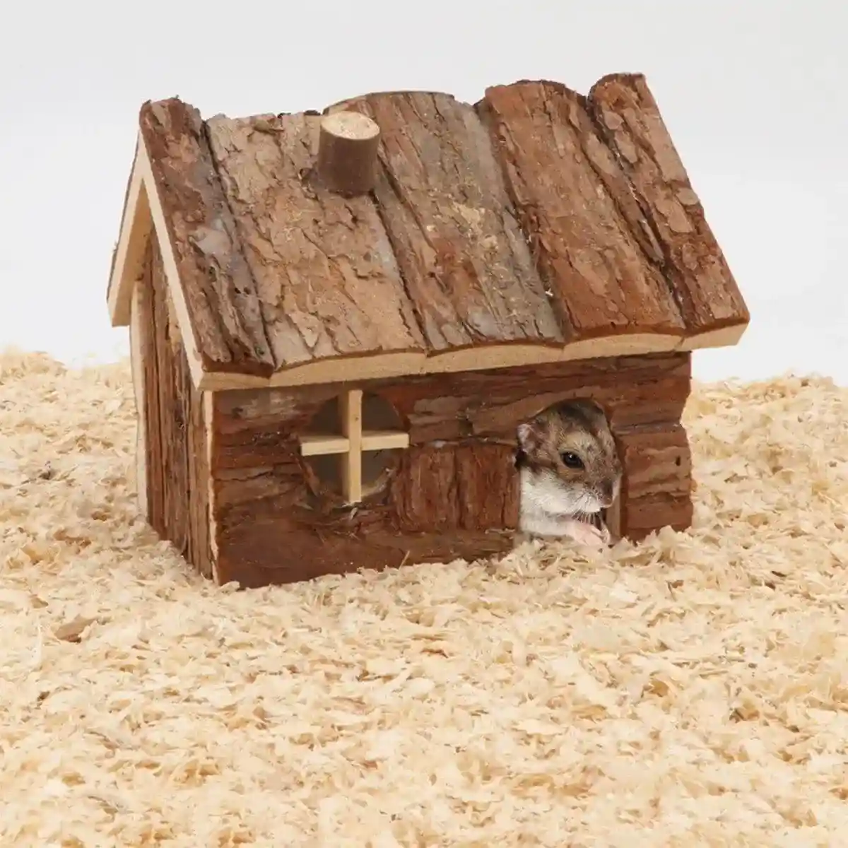 Natural Wood Hamster House S/L - Image 13