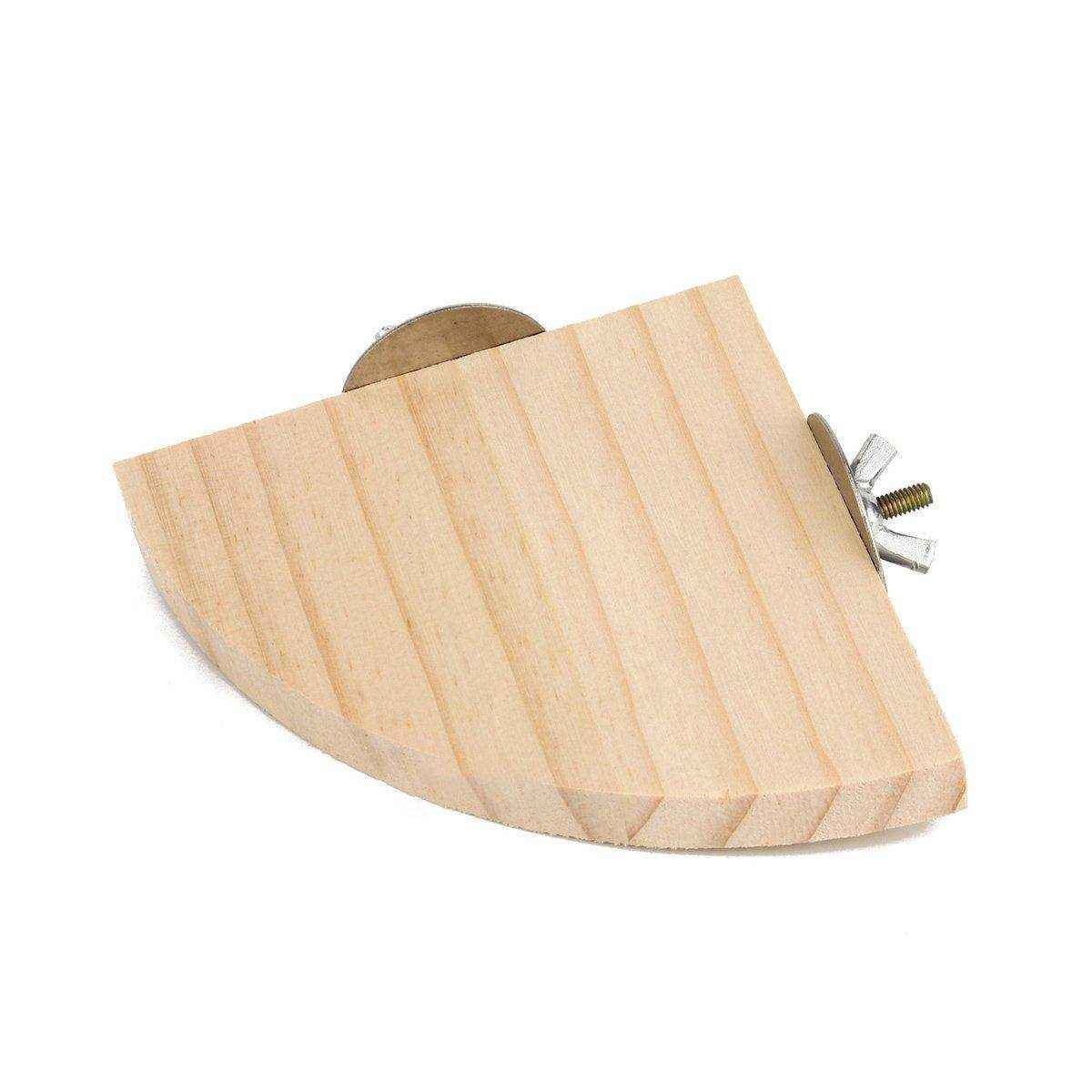 Natural Wooden Pet Platform Set – 5 Styles for Hamster Cage Customization - Image 15