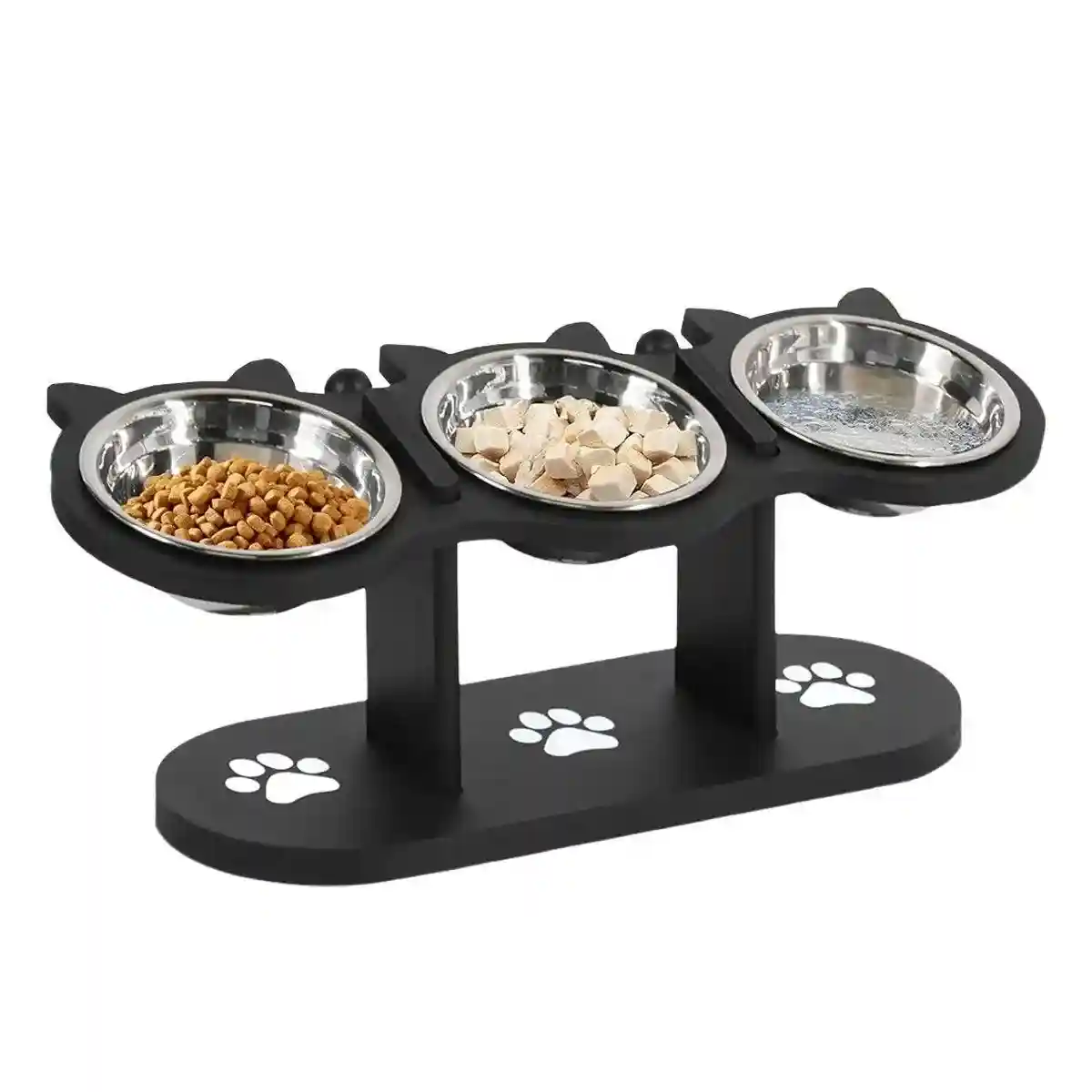 Non-Slip 3-in-1 Stainless Steel Pet Bowl For Dogs and Cats - Image 3