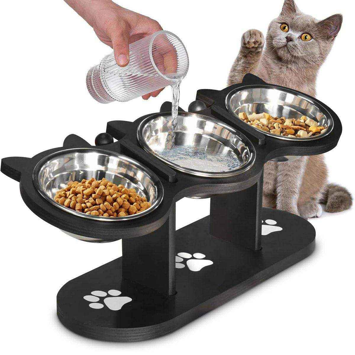 Non-Slip 3-in-1 Stainless Steel Pet Bowl For Dogs and Cats - Image 4