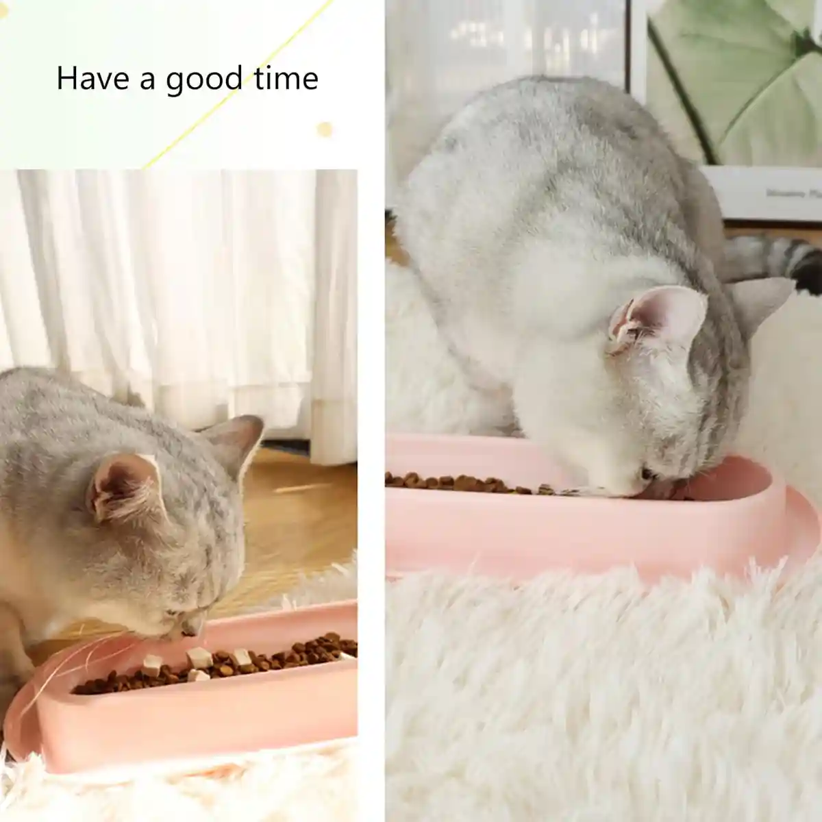 Non-Slip Cat Feeding Bowl Anti-Spill Single Food Dish for Kittens - Image 7