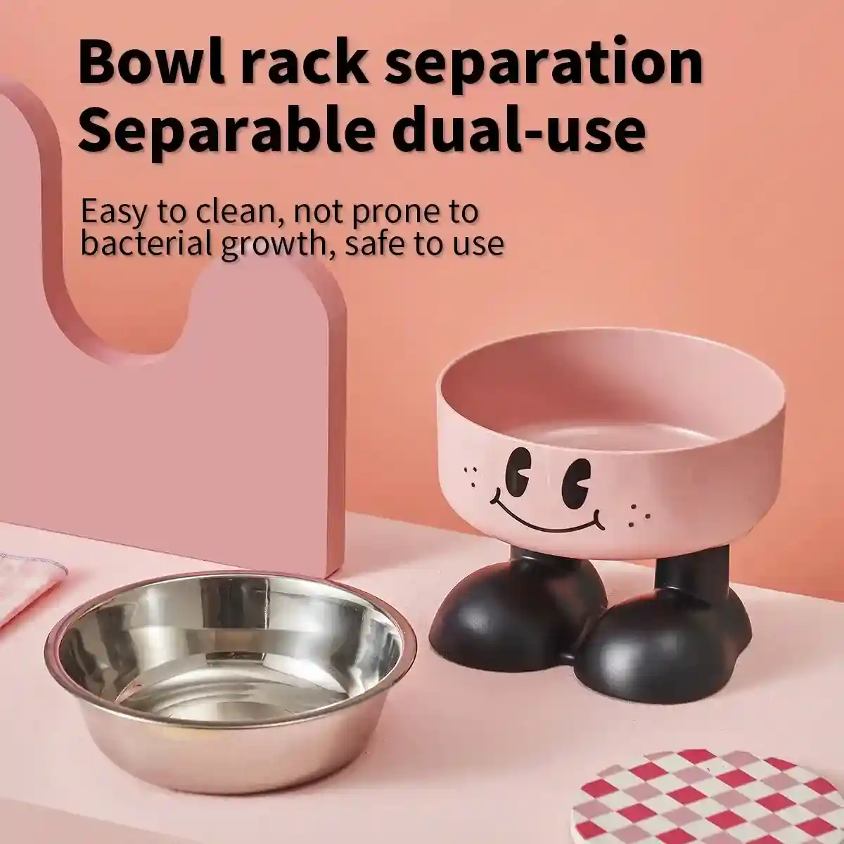 Non-Slip Stainless Steel Pet Bowl with Elevated Base - Image 8