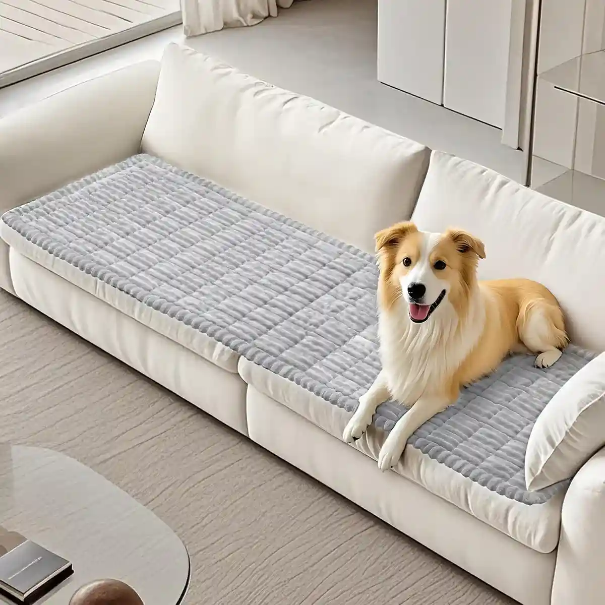 Non-Slip Thickened Car Dog Cushion Soft Travel Seat Protector - Image 12