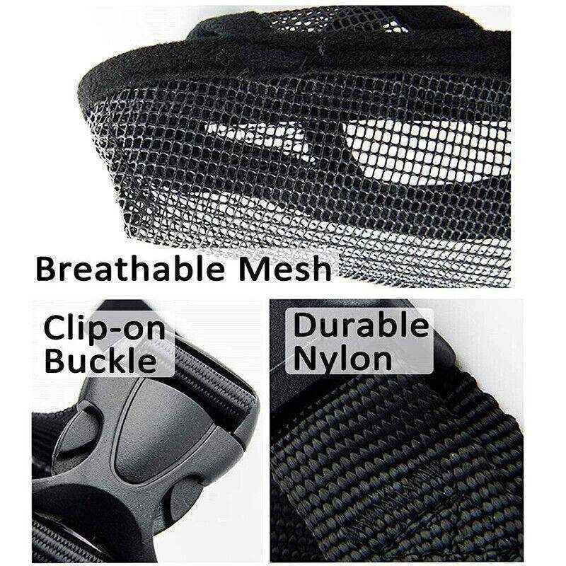 Nylon Dog Muzzle Adjustable Comfortable & Breathable Protection for Dogs - Image 3