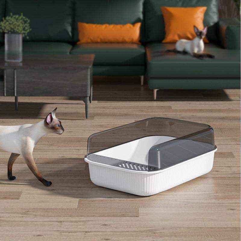 Cat Litter Box With Cat Litter Scoop 2 Colours - Image 10