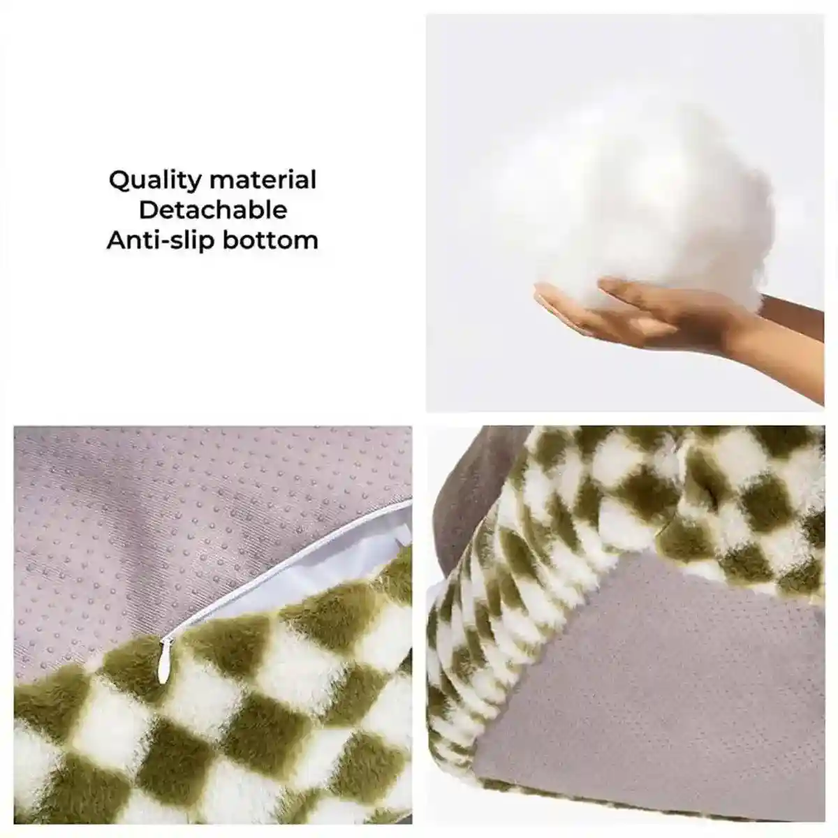 Orthopedic Cat & Dog Sofa Bed Supportive & Cozy Pet Couch - Image 9