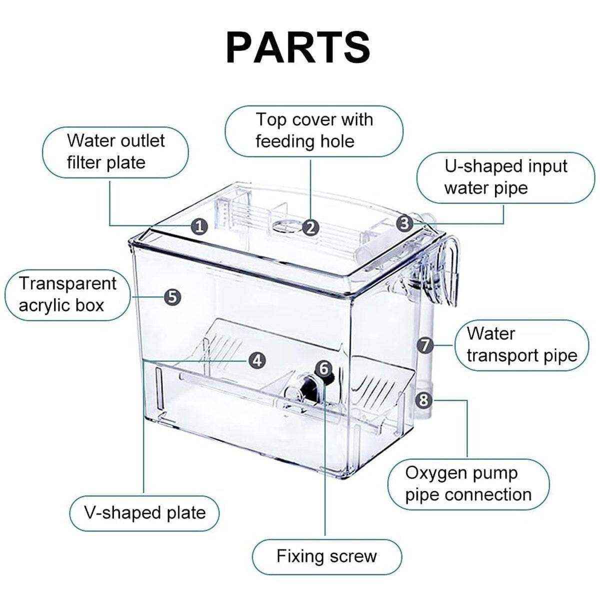 Durable Outboard Fish Isolation Box for Breeding and Protection - Image 4