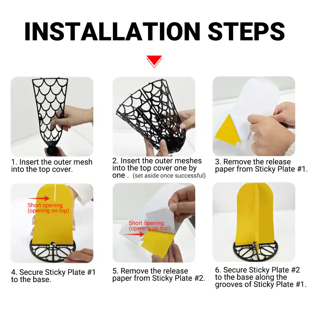 Outdoor Fruit Fly & Bee Traps Set of 2 Bell-Type Insect Traps - Image 10