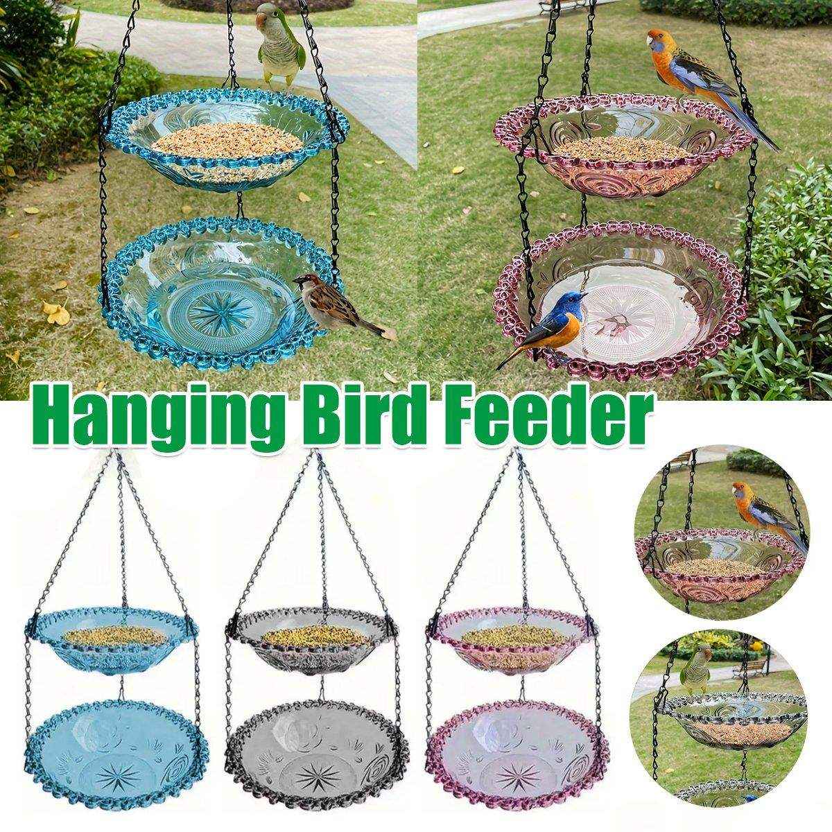 Outdoor Two-Layer Hanging Bird Feeder - Image 2