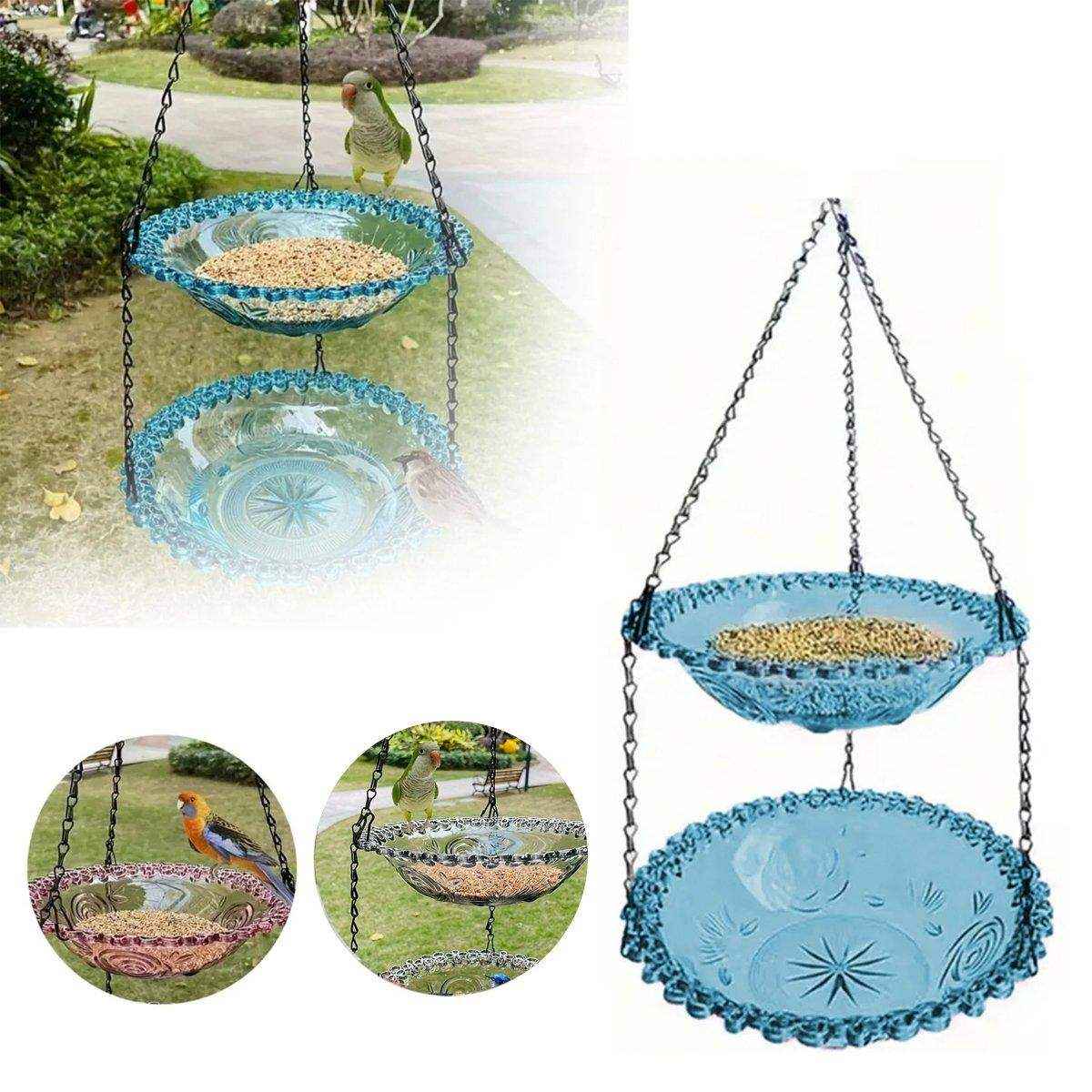 Outdoor Two-Layer Hanging Bird Feeder - Image 5