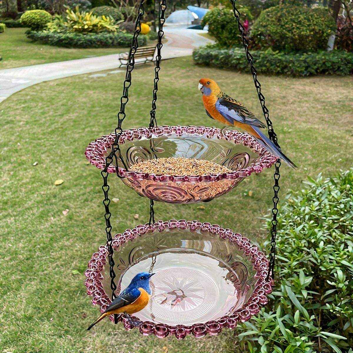 Outdoor Two-Layer Hanging Bird Feeder - Image 6