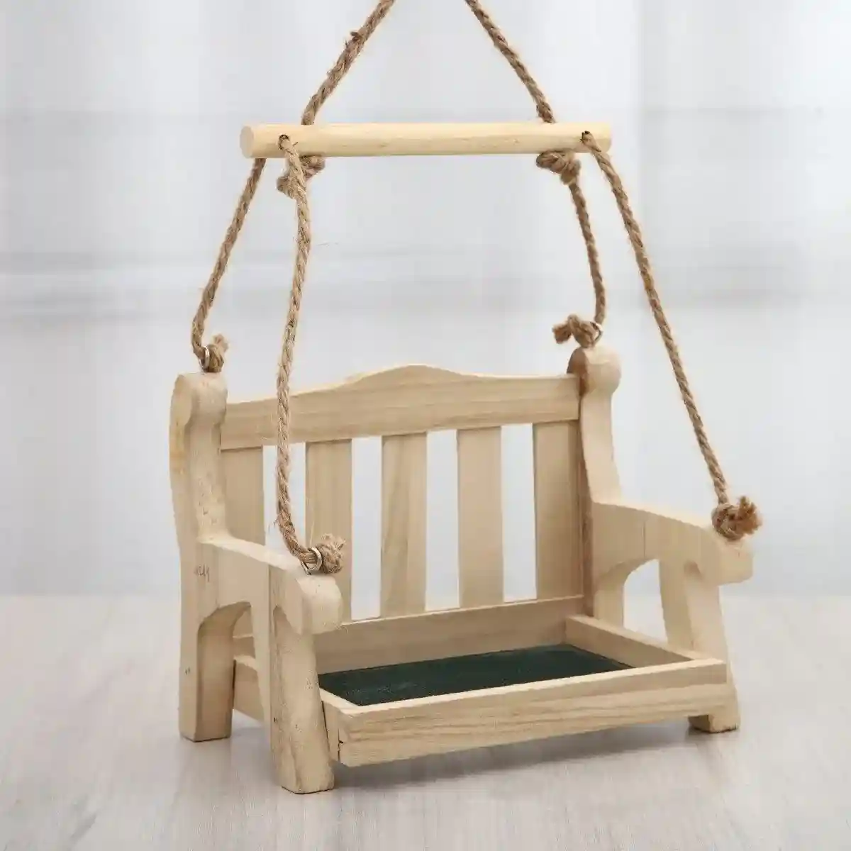 Outdoor Wooden Bird Feeder Swing Design Durable for Gardens & Patios - Image 10