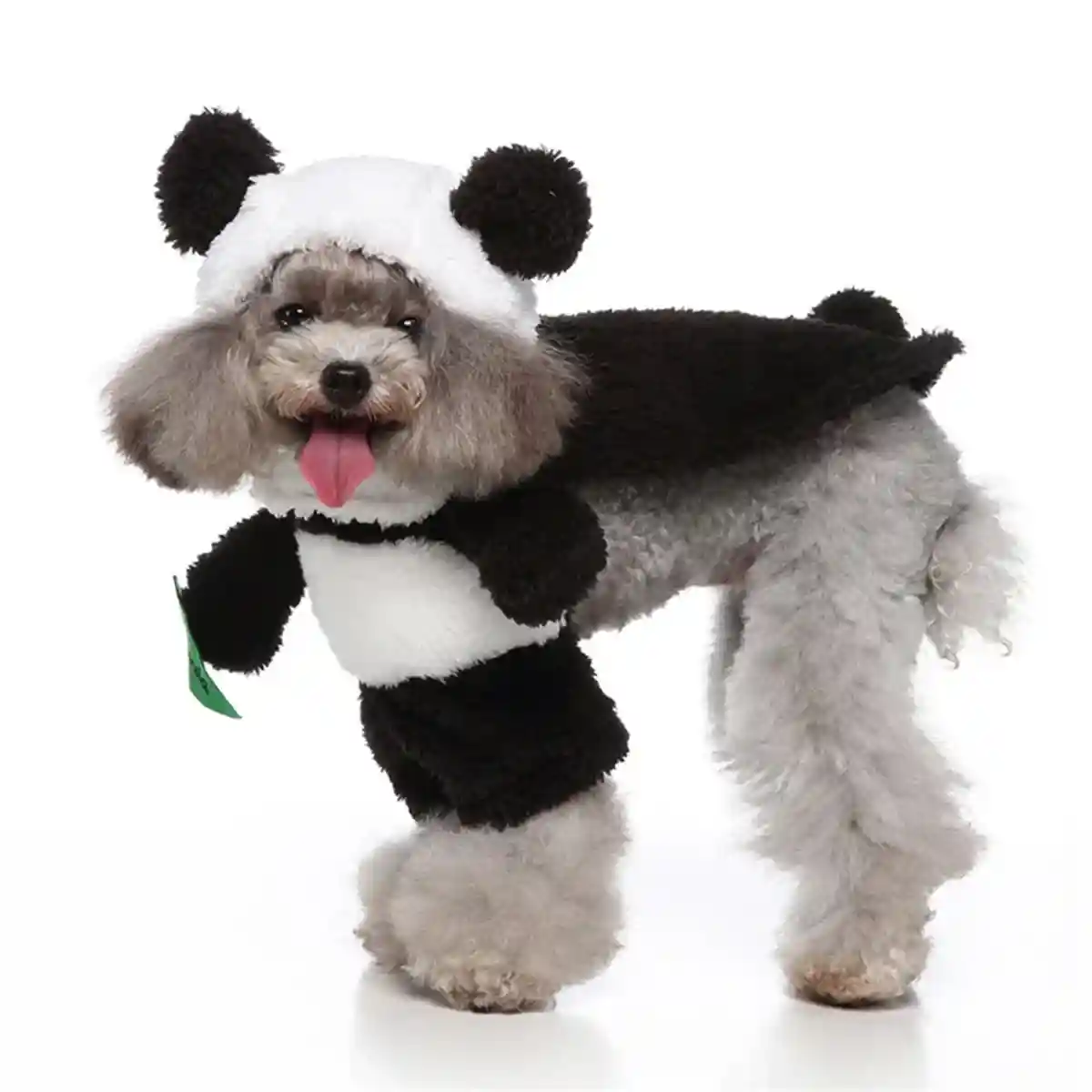 Adorable Panda Costume for Dogs Soft Fleece Pet Outfit S to L - Image 10