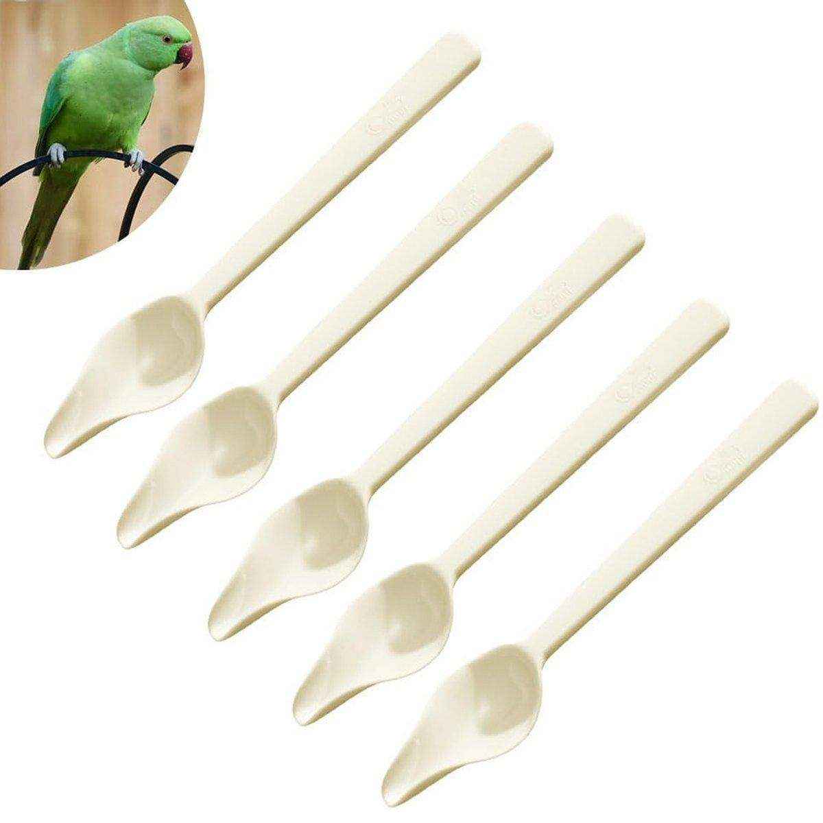 Parrot Feeding Spoon - Baby Bird Feeder Spoon 5PCS - Image 2