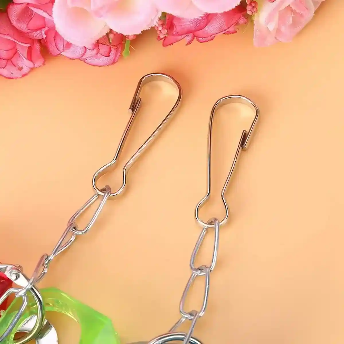 Parrot Bite Toy Parrot Toy Bird Toy Metal Spoon String Toy 113g - Image 14