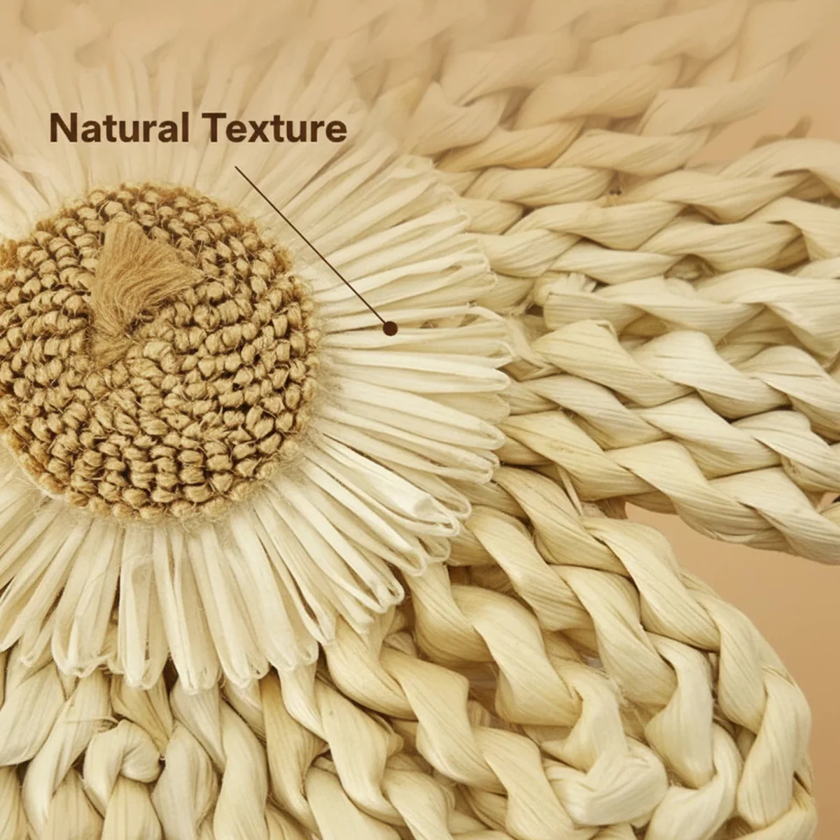 Parrot Chew Toy Natural Corn Husk Flower Hanging Toy - Image 8