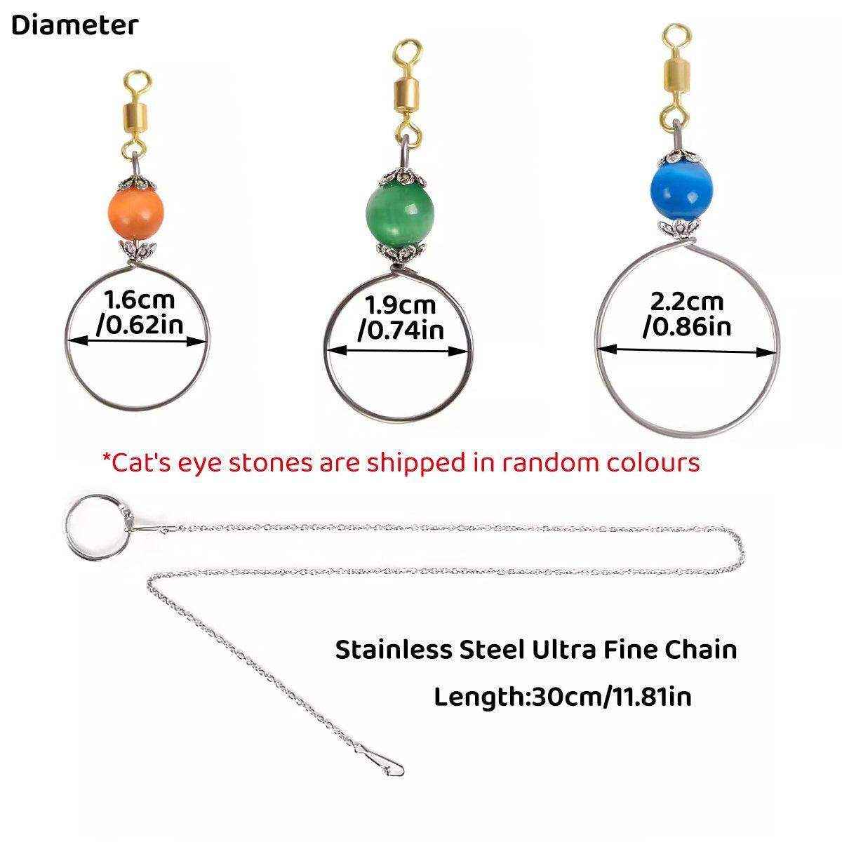 Adjustable Parrot Collar with Opal Necklace and Stainless Steel Chain - Image 14