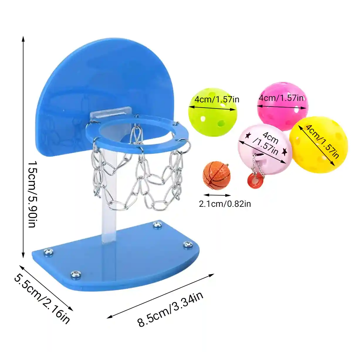 Parrot Toy Mini Basketball Hoop Game - Image 6