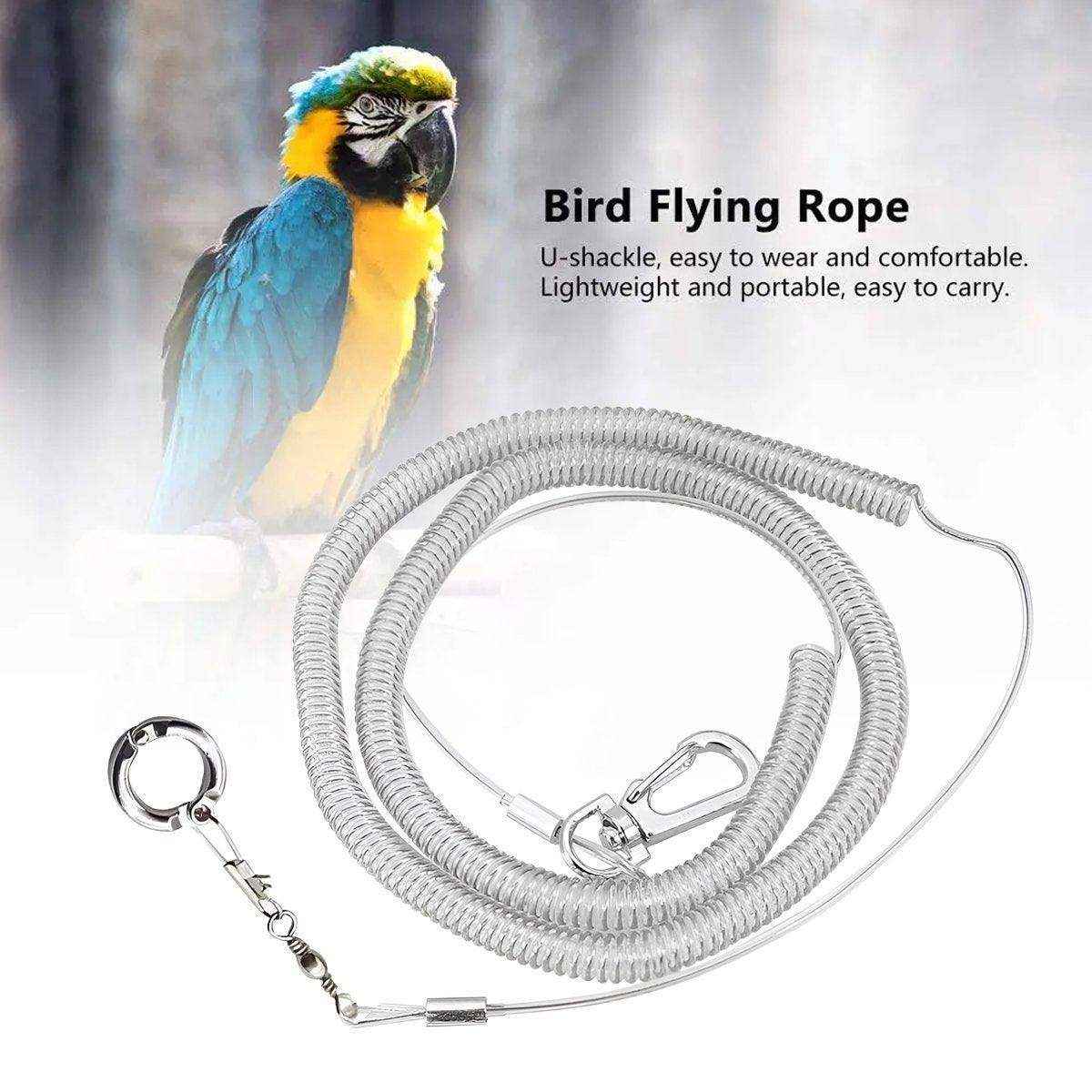 Parrot Release Rope Anklet with Alloy Fasteners Supplies Bird Lead - Image 12