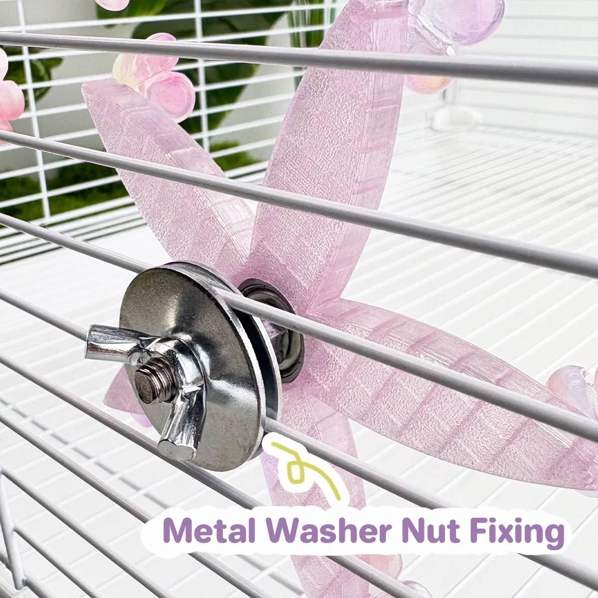Parrot Spinning Toy 360° Rotating Bird Cage Toy - Image 4
