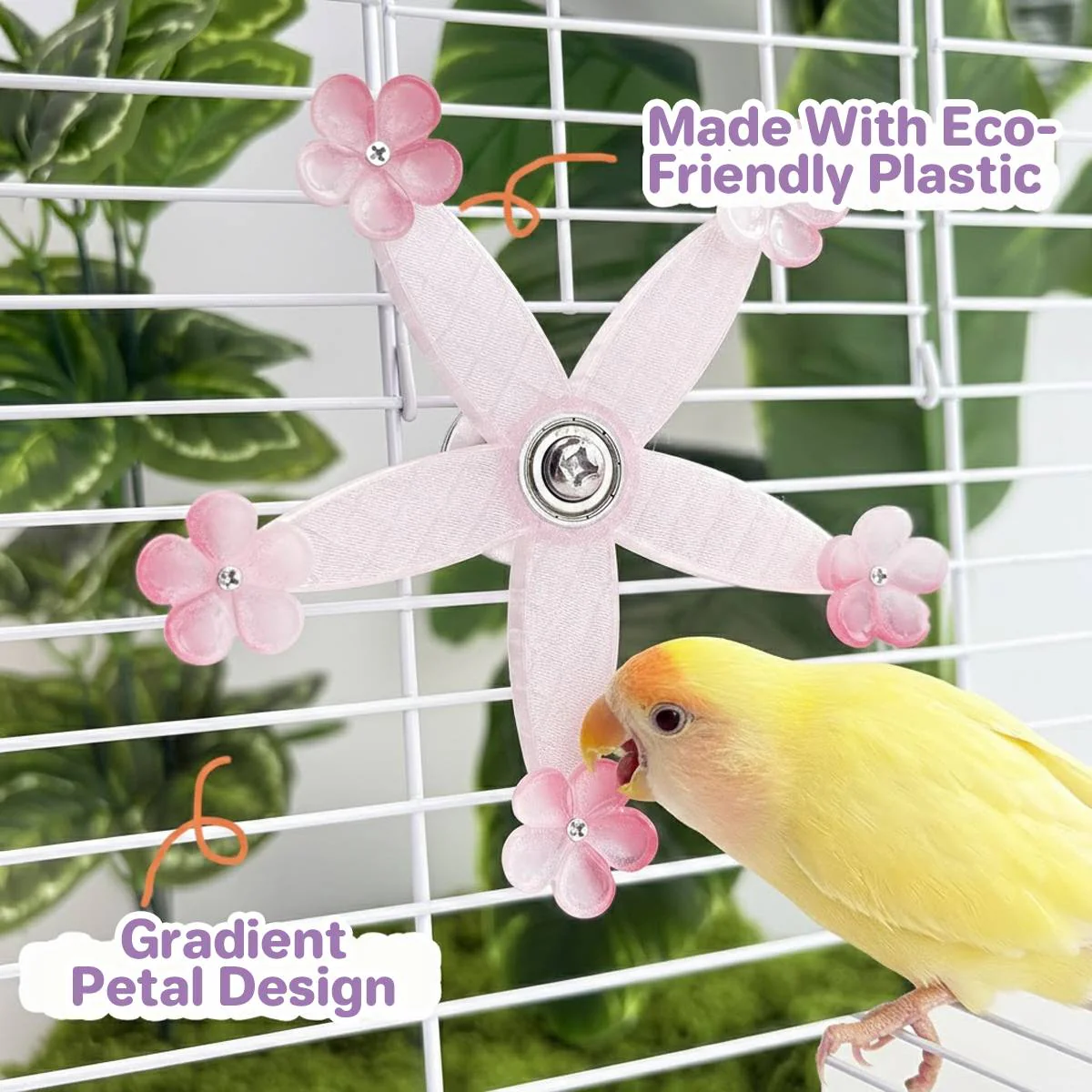 Parrot Spinning Toy 360° Rotating Bird Cage Toy - Image 7