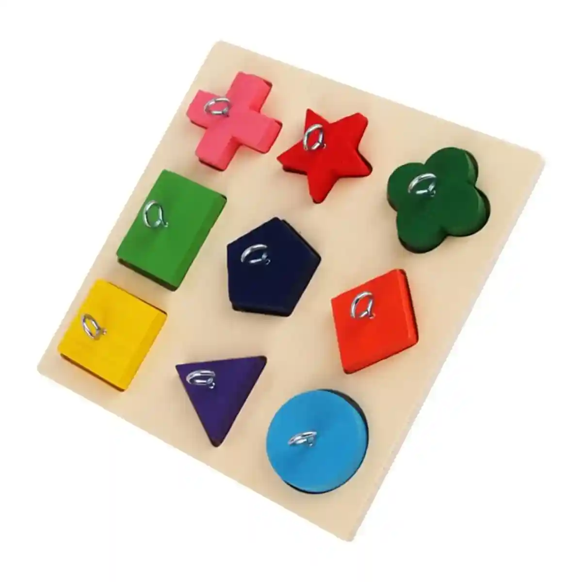 Parrot Training Toy Educational Clock Design with Wooden Blocks for Play - Image 12