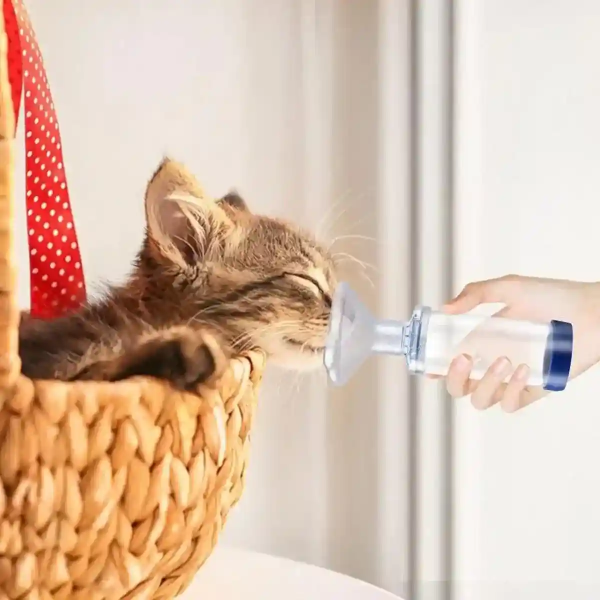 Pet Aerosol Room Cat and Dog Inhaler Mask Handheld Inhaler - Image 4